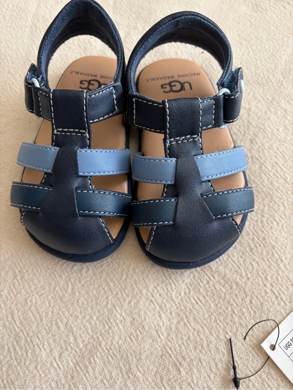 UGG Kolding Navy and Light Blue Sandals